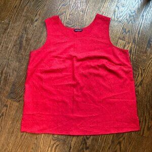 ❤️ 2 for $10 ❤️ PENNINGTON  RED POLYESTER TANK TOP SIZE 1X